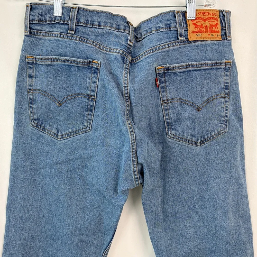 Levi's‎ 505 Regular Fit Jeans 38x34 Blue Excellent